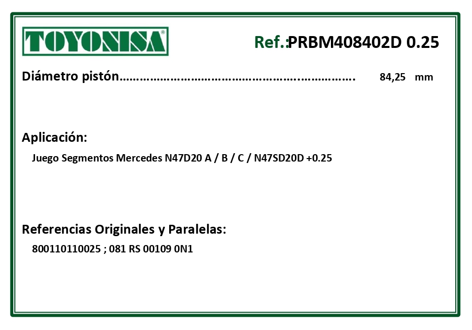 EQUIVALENCIAS ORIGINALES Y PARALELAS SEGMENTOS