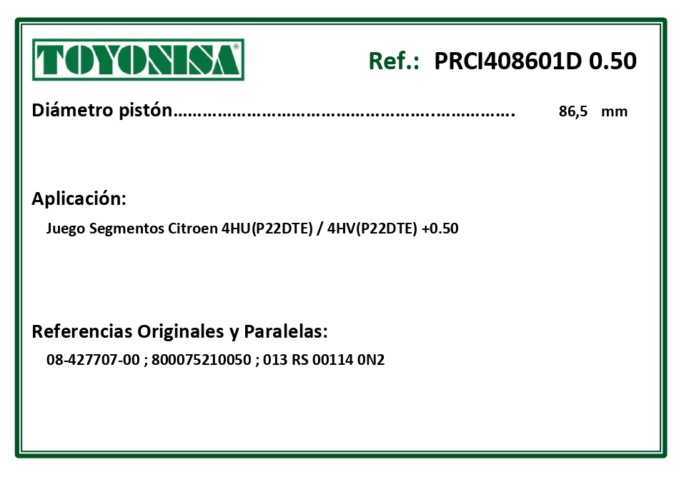 EQUIVALENCIAS ORIGINALES Y PARALELAS SEGMENTOS