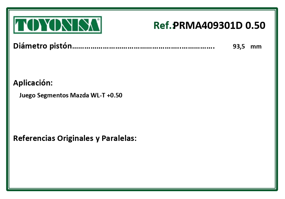 EQUIVALENCIAS ORIGINALES Y PARALELAS SEGMENTOS