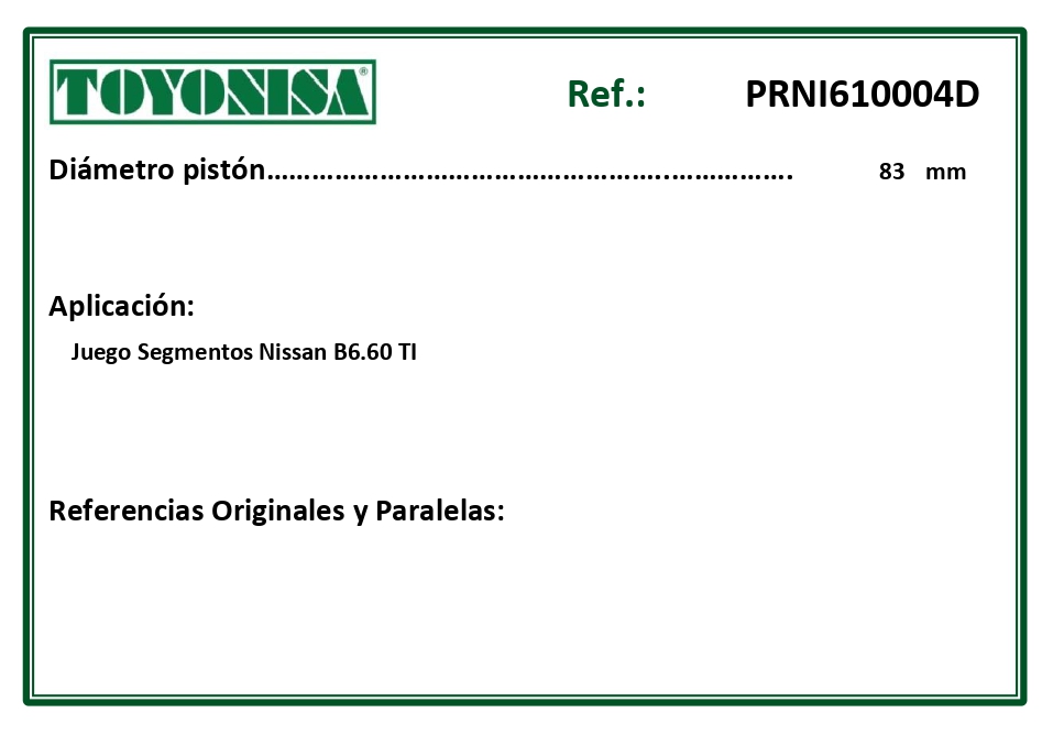 EQUIVALENCIAS ORIGINALES Y PARALELAS SEGMENTOS