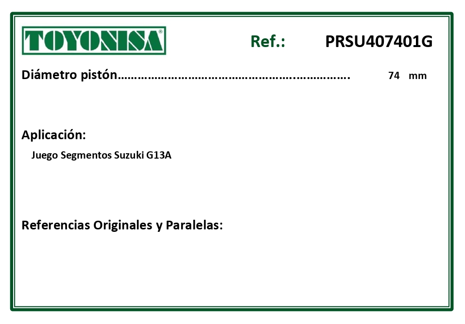 EQUIVALENCIAS ORIGINALES Y PARALELAS SEGMENTOS