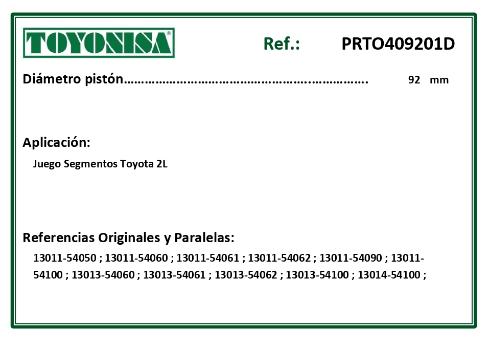 EQUIVALENCIAS ORIGINALES Y PARALELAS SEGMENTOS