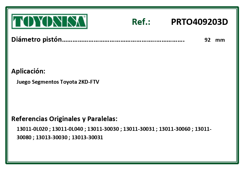EQUIVALENCIAS ORIGINALES Y PARALELAS SEGMENTOS
