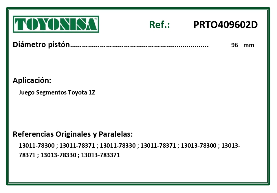 EQUIVALENCIAS ORIGINALES Y PARALELAS SEGMENTOS