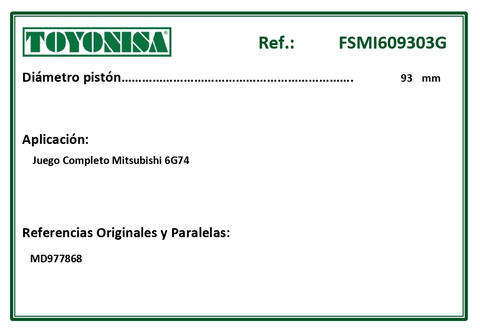 EQUIVALENCIAS ORIGINALES Y PARALELAS JUNTAS