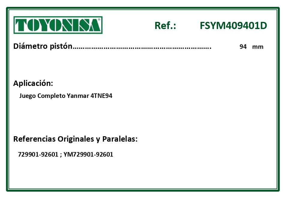 EQUIVALENCIAS ORIGINALES Y PARALELAS JUNTAS