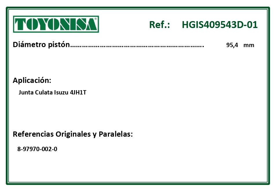 EQUIVALENCIAS ORIGINALES Y PARALELAS JUNTAS