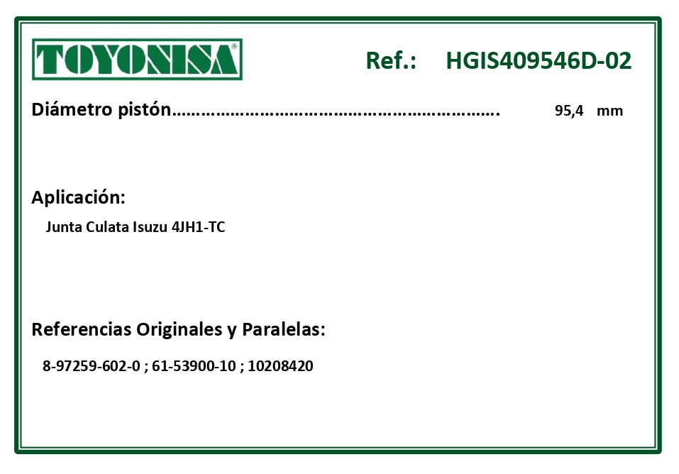 EQUIVALENCIAS ORIGINALES Y PARALELAS JUNTAS