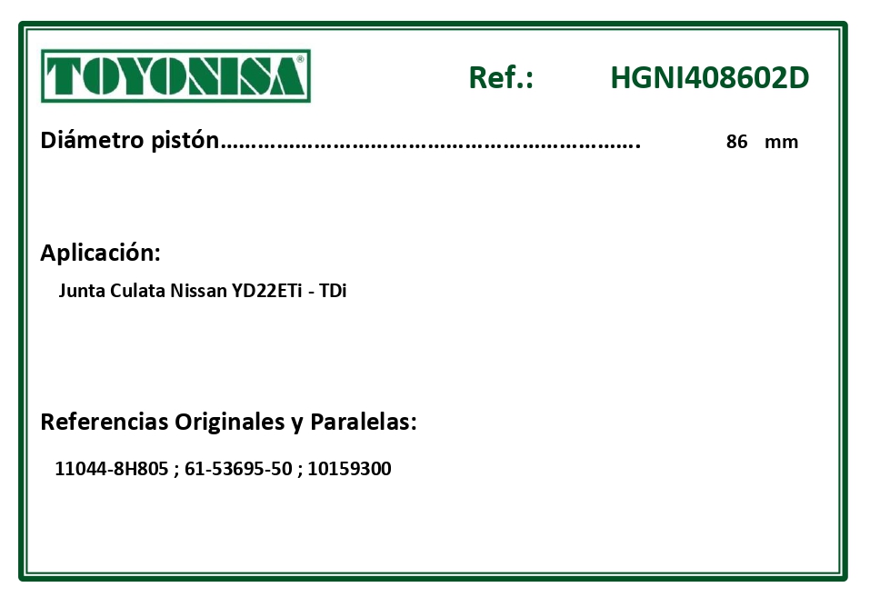 EQUIVALENCIAS ORIGINALES Y PARALELAS JUNTAS