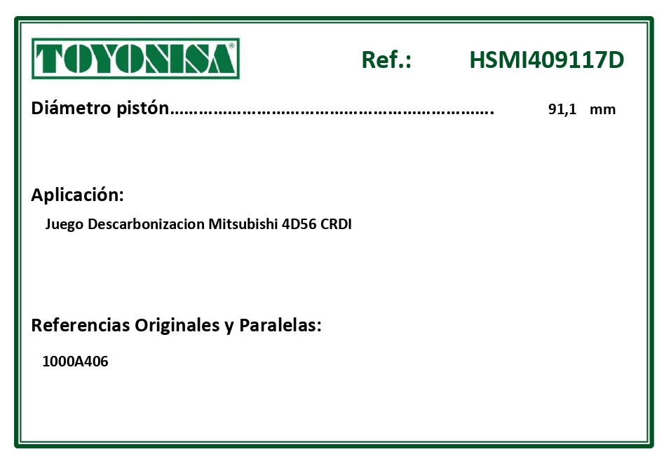 EQUIVALENCIAS ORIGINALES Y PARALELAS JUNTAS