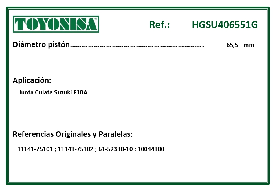 EQUIVALENCIAS ORIGINALES Y PARALELAS JUNTAS