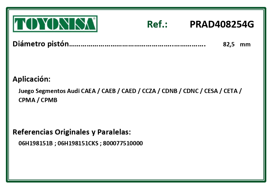 EQUIVALENCIAS ORIGINALES Y PARALELAS SEGMENTOS