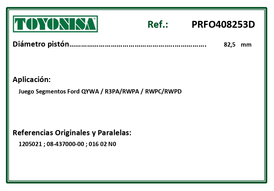 EQUIVALENCIAS ORIGINALES Y PARALELAS SEGMENTOS