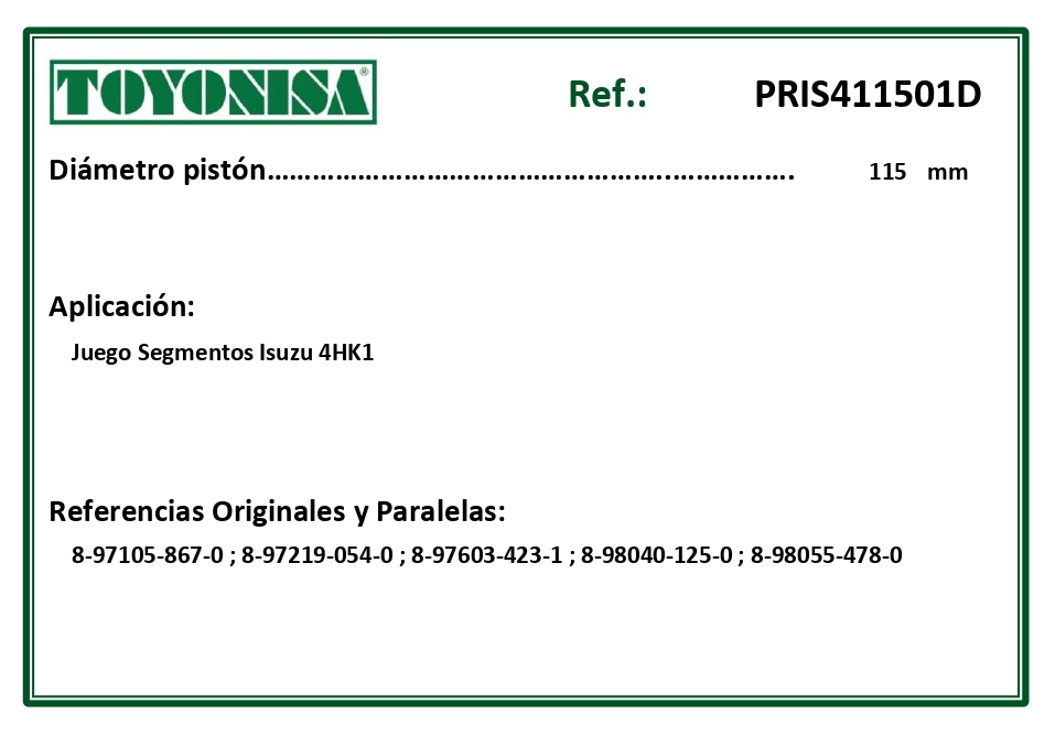 EQUIVALENCIAS ORIGINALES Y PARALELAS SEGMENTOS