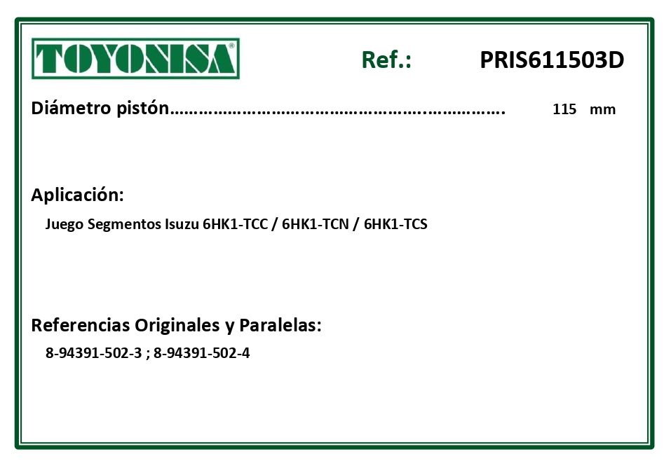 EQUIVALENCIAS ORIGINALES Y PARALELAS SEGMENTOS