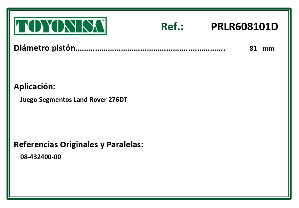 EQUIVALENCIAS ORIGINALES Y PARALELAS SEGMENTOS