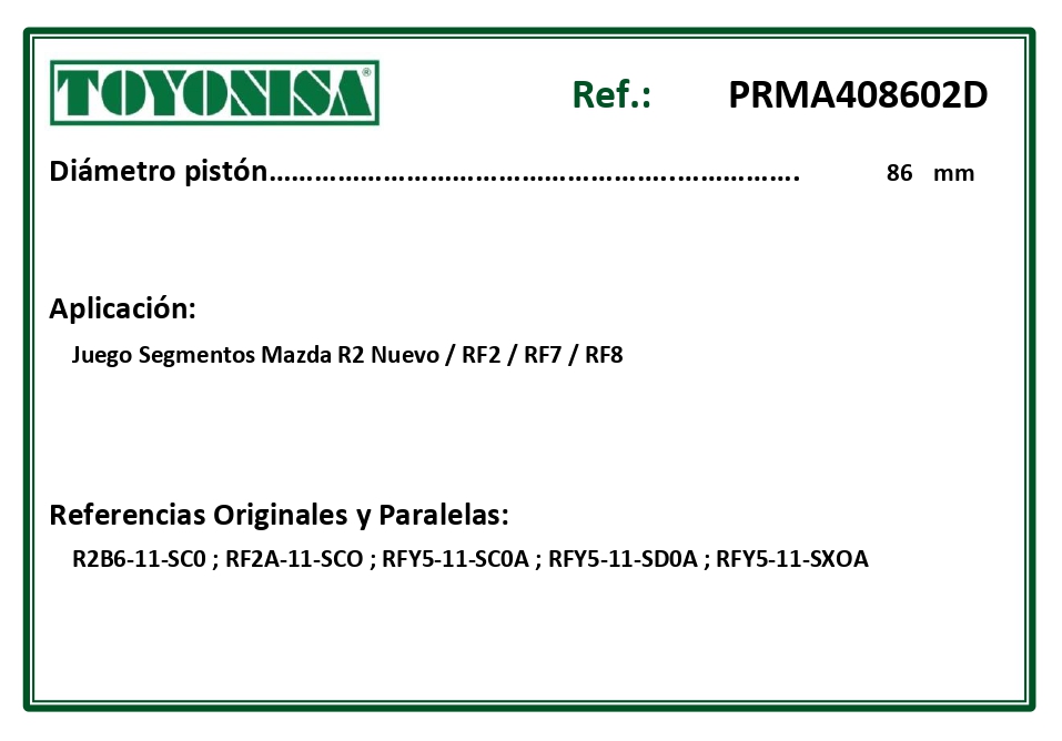 EQUIVALENCIAS ORIGINALES Y PARALELAS SEGMENTOS