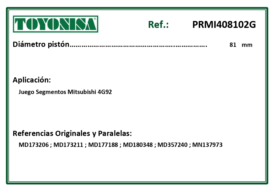 EQUIVALENCIAS ORIGINALES Y PARALELAS SEGMENTOS