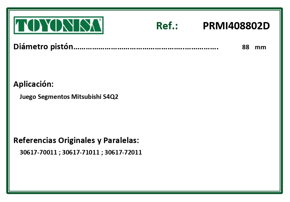 EQUIVALENCIAS ORIGINALES Y PARALELAS SEGMENTOS