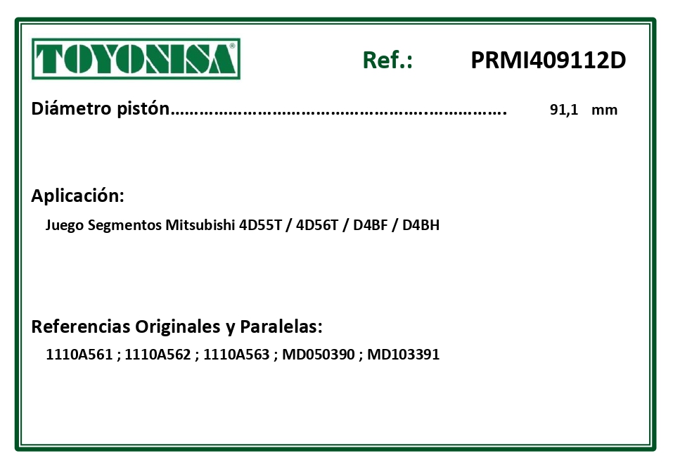 EQUIVALENCIAS ORIGINALES Y PARALELAS SEGMENTOS