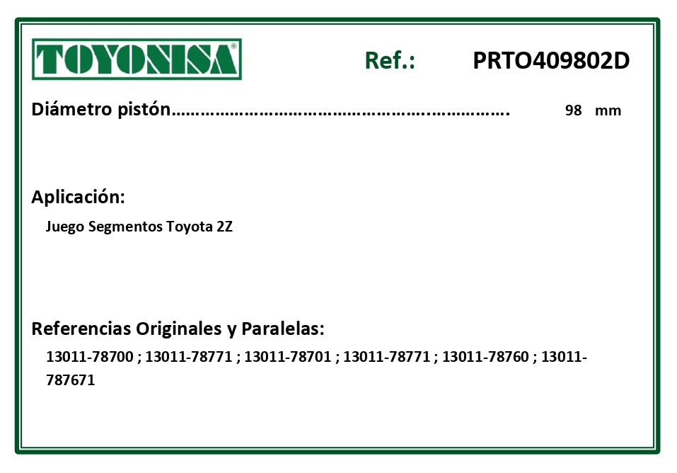 EQUIVALENCIAS ORIGINALES Y PARALELAS SEGMENTOS