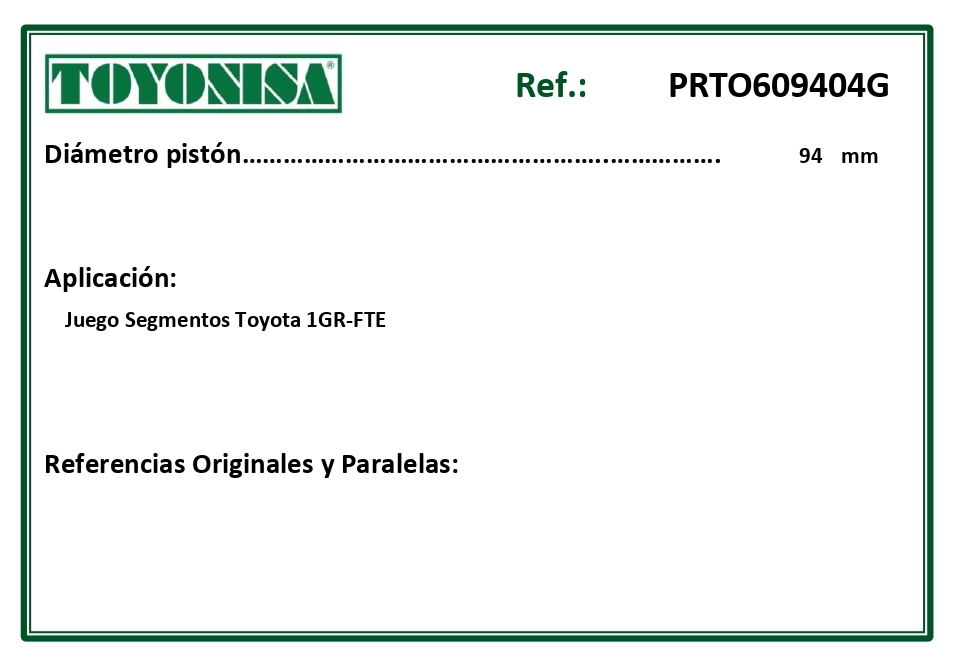EQUIVALENCIAS ORIGINALES Y PARALELAS SEGMENTOS