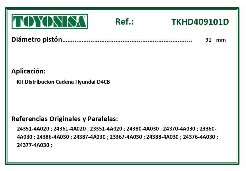 EQUIVALENCIAS ORIGINALES Y PARALELAS DISTRIBUCION