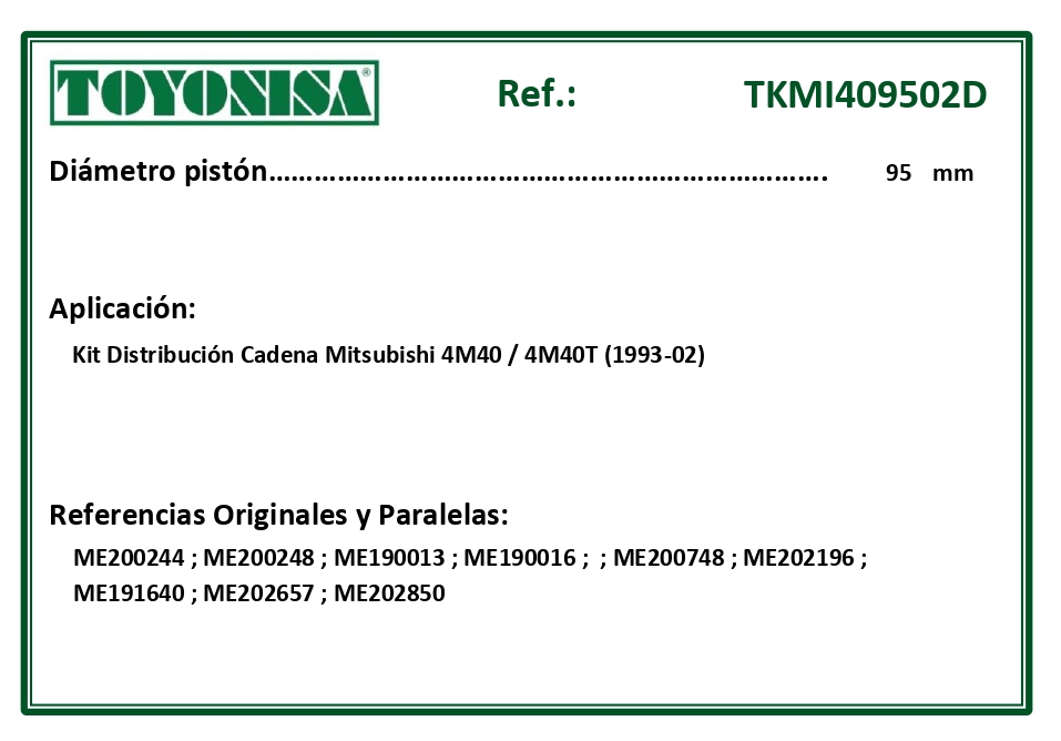 EQUIVALENCIAS ORIGINALES Y PARALELAS DISTRIBUCION