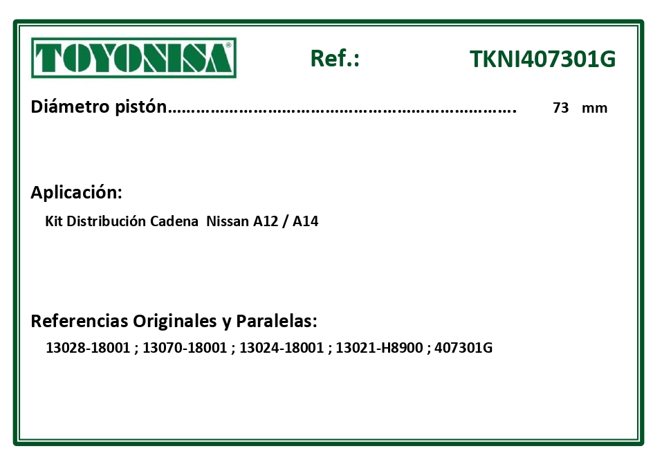 EQUIVALENCIAS ORIGINALES Y PARALELAS DISTRIBUCION