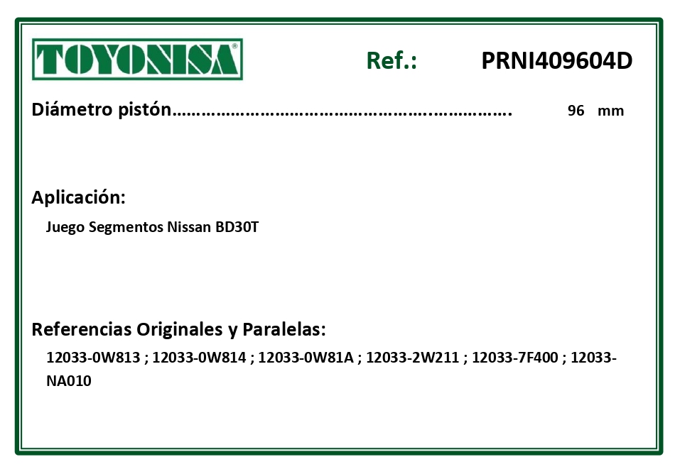 EQUIVALENCIAS ORIGINALES Y PARALELAS SEGMENTOS