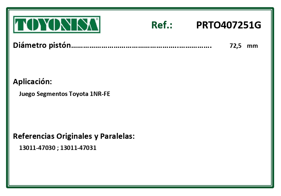 EQUIVALENCIAS ORIGINALES Y PARALELAS SEGMENTOS