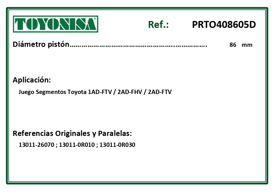 EQUIVALENCIAS ORIGINALES Y PARALELAS SEGMENTOS